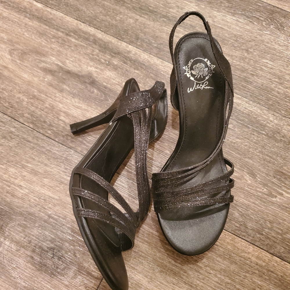 Strappy Mid Heel Sandal